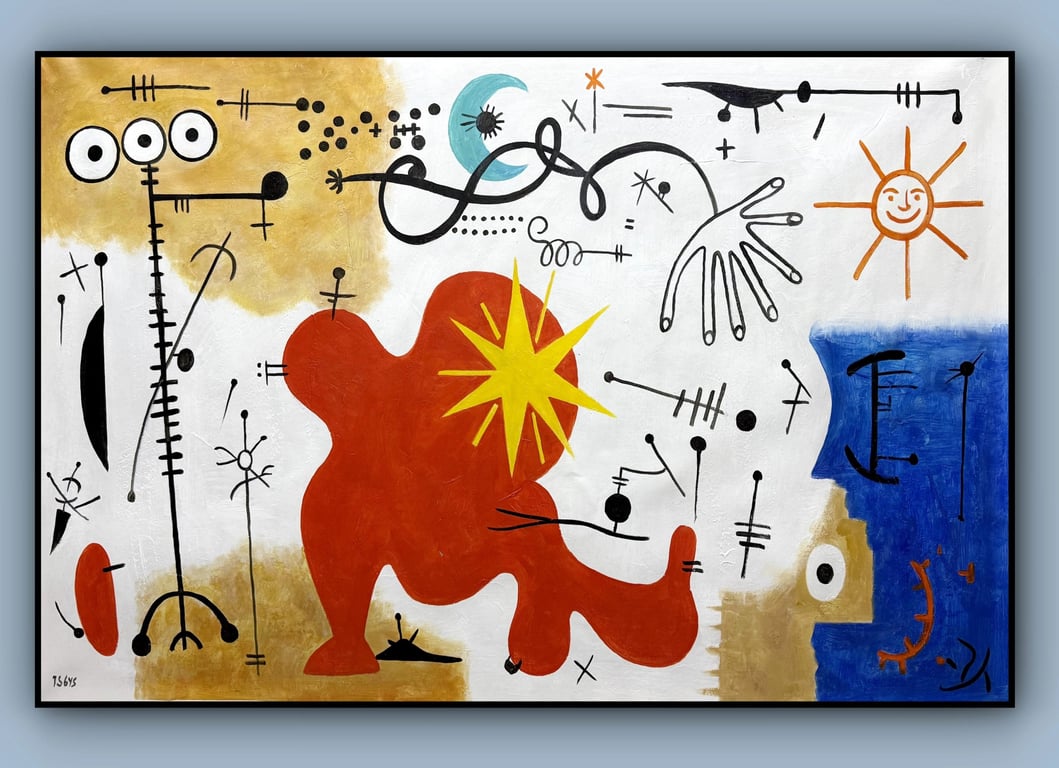 WE ARE ALL MIRÓ by Angel Rivas