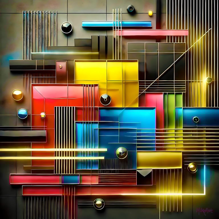 MikoArt-Liquid Gloss®-02/Series-80x80cm-0291 by MikoArt