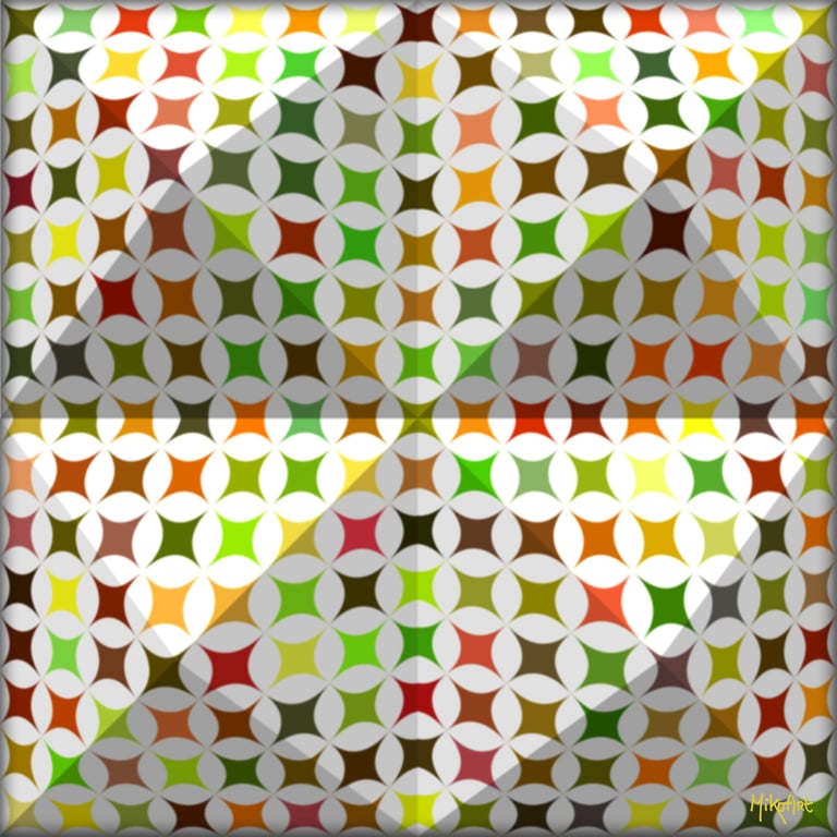 MikoArt-Liquid Gloss®-01/Series-80x80cm-0130 by MikoArt