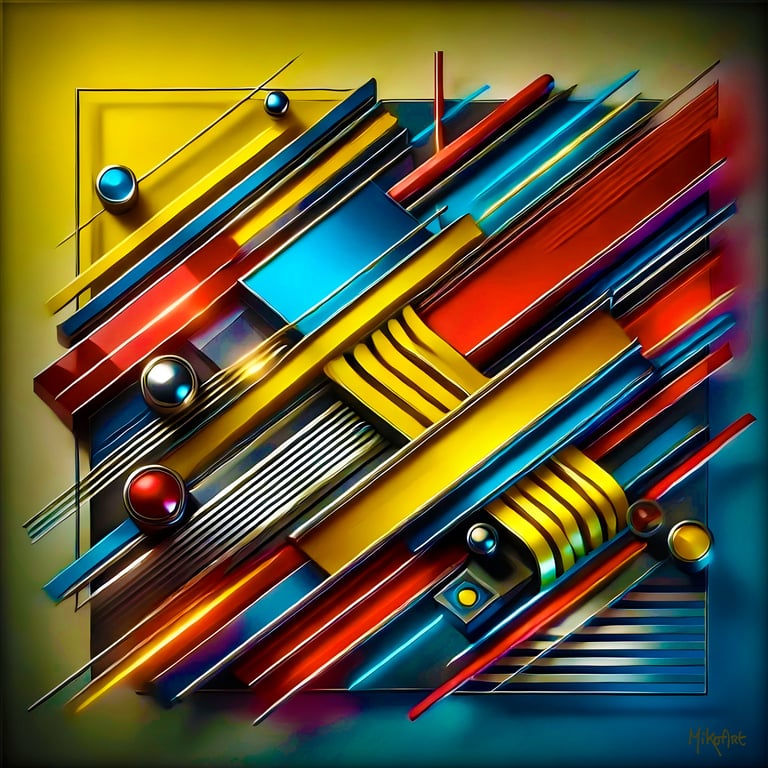 MikoArt-Liquid Gloss®-02/Series-80x80cm-0275 by MikoArt