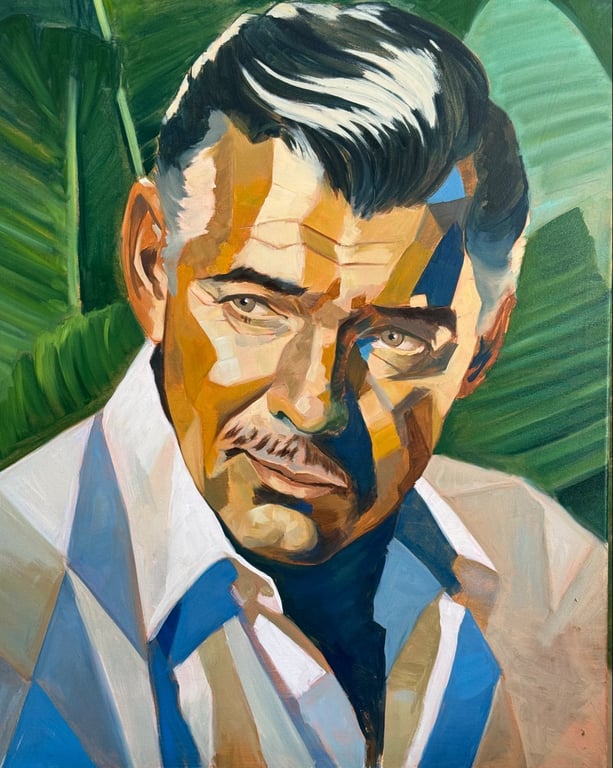 Clark Gable by Pierre Benjamin