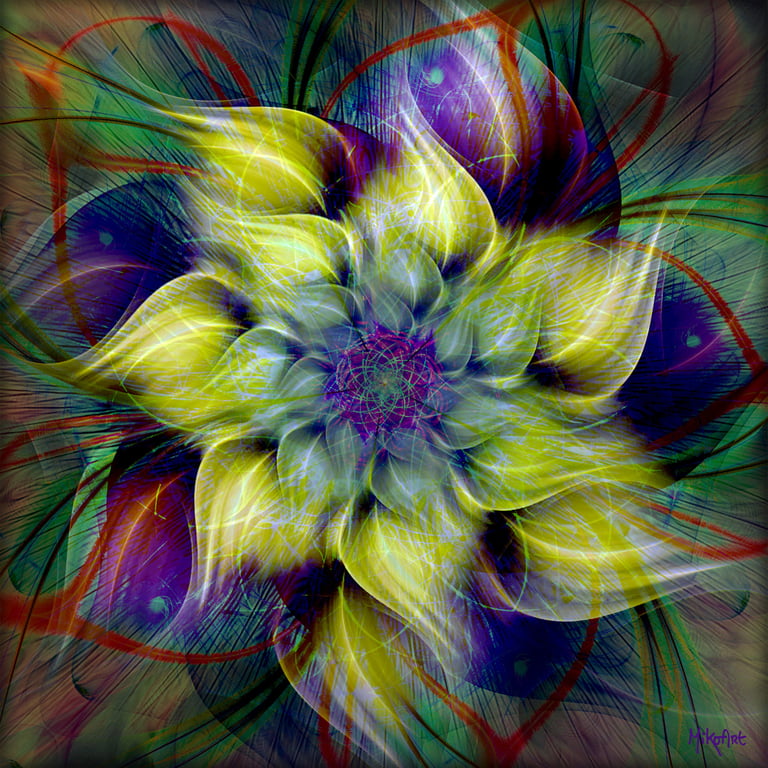 MikoArt-Liquid Gloss®-01/Series-80x80cm-0123 by MikoArt