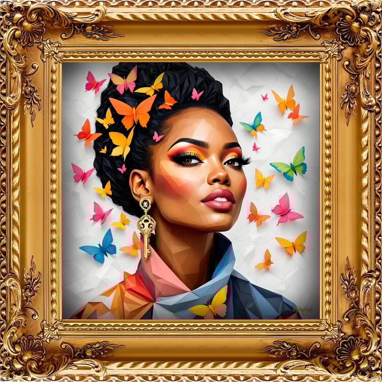 MikoArt-Liquid Gloss®-07FP/Janet Jackson-120x120cm by MikoArt