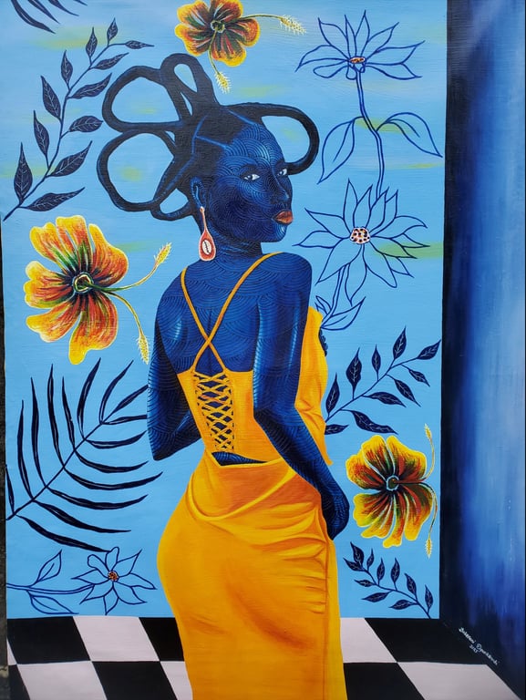 The breathe of time (II) by Babafemi Ogunkanmbi