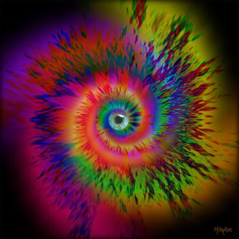 MikoArt-Liquid Gloss®-01/Series-80x80cm-0140 by MikoArt