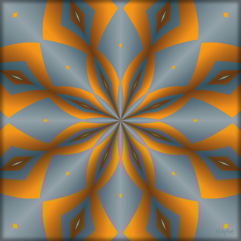 MikoArt-Liquid Gloss®-01/Series-80x80cm-0111 by MikoArt