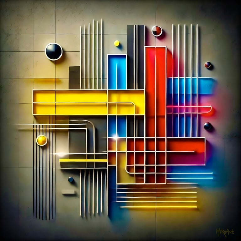 MikoArt-Liquid Gloss®-02/Series-80x80cm-0263 by MikoArt