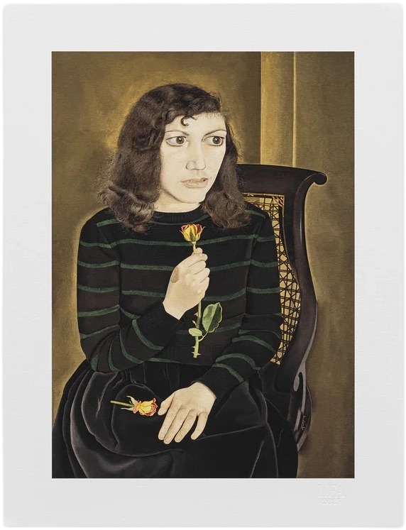Girl with Roses, 1947-48 by Lucian Freud