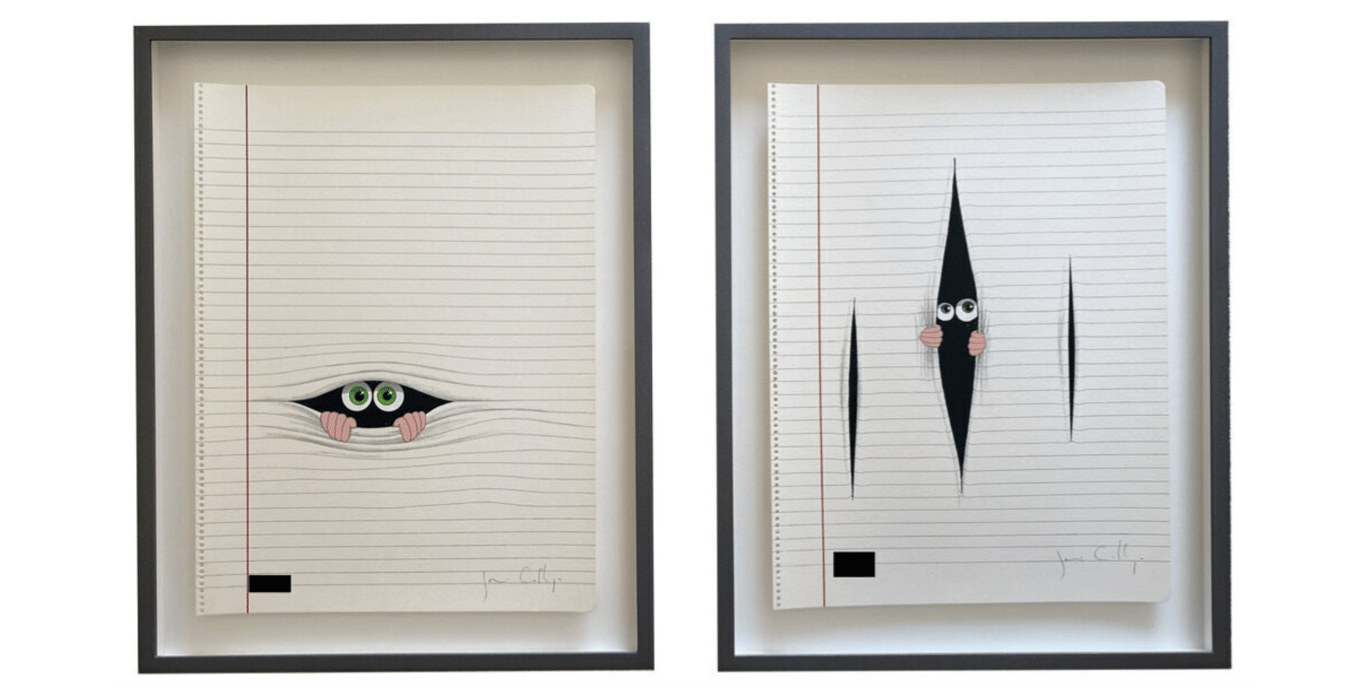 Between the lines (Set of two)