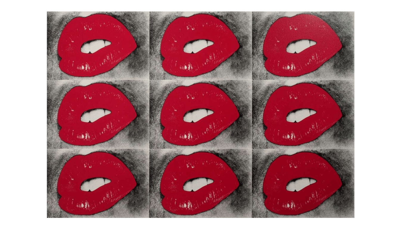 Lips 9 times