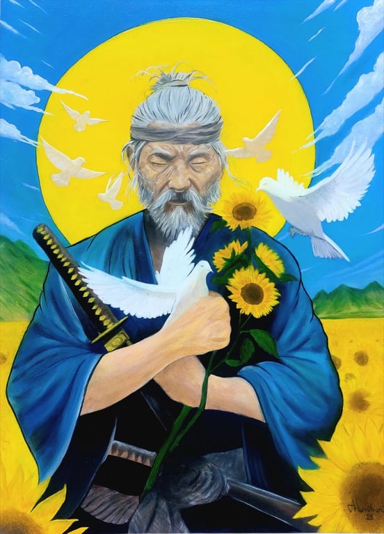 Samurai The Guardian of Peace by Art Meštrović
