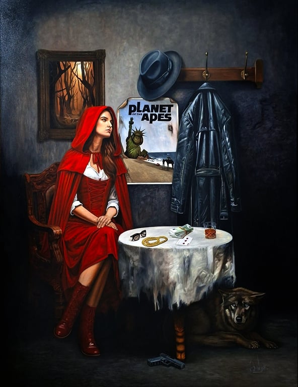 21st-Century Little Red Riding Hood by John Sergio Vélez