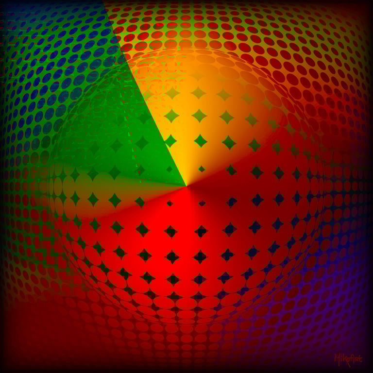 MikoArt-Liquid Gloss®-01/Series-80x80cm-0142 by MikoArt