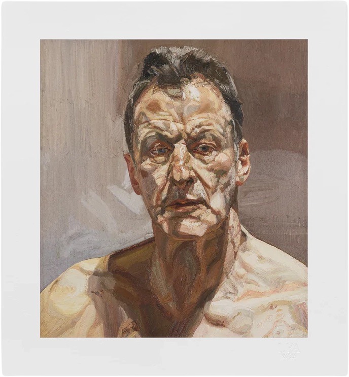 Reflection (Self-portrait), 1983-85 by Lucian Freud
