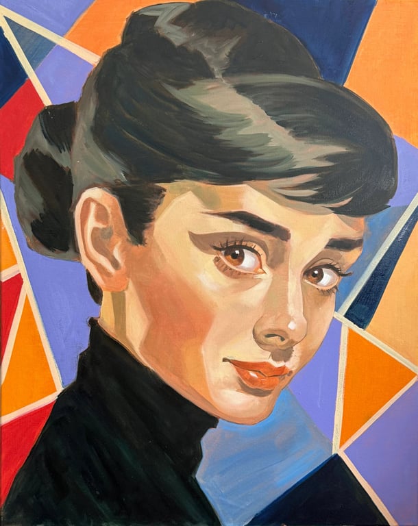 Audrey Hepburn by Pierre Benjamin