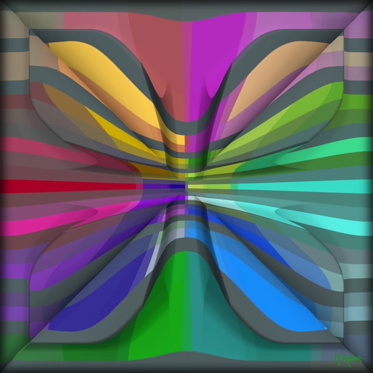 MikoArt-Liquid Gloss®-01/Series-80x80cm-0096 by MikoArt