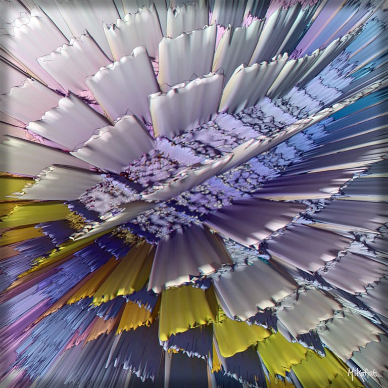 MikoArt-Liquid Gloss®-01/Series-80x80cm-0091 by MikoArt