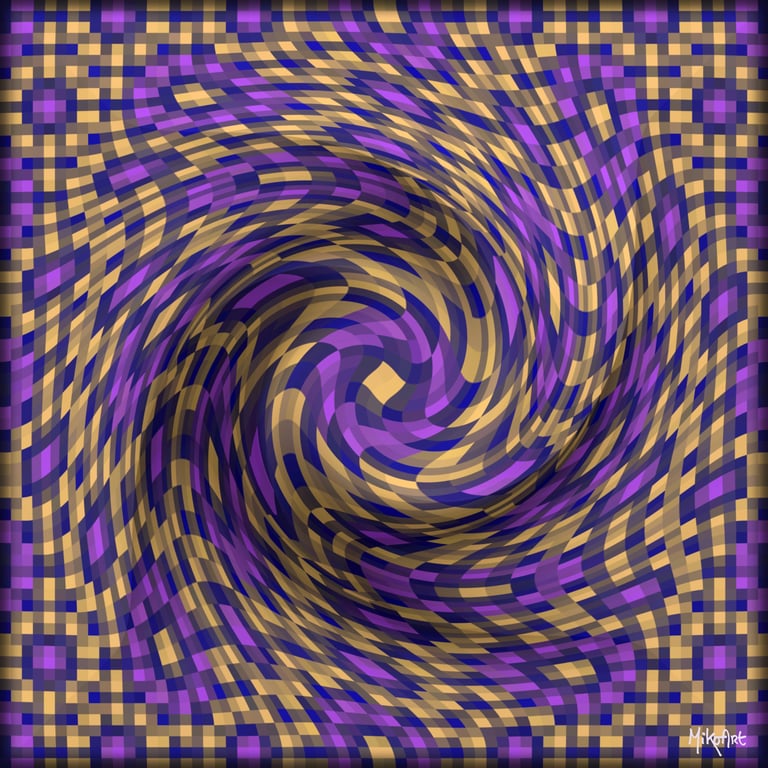 MikoArt-Liquid Gloss®-01/Series-80x80cm-0081 by MikoArt