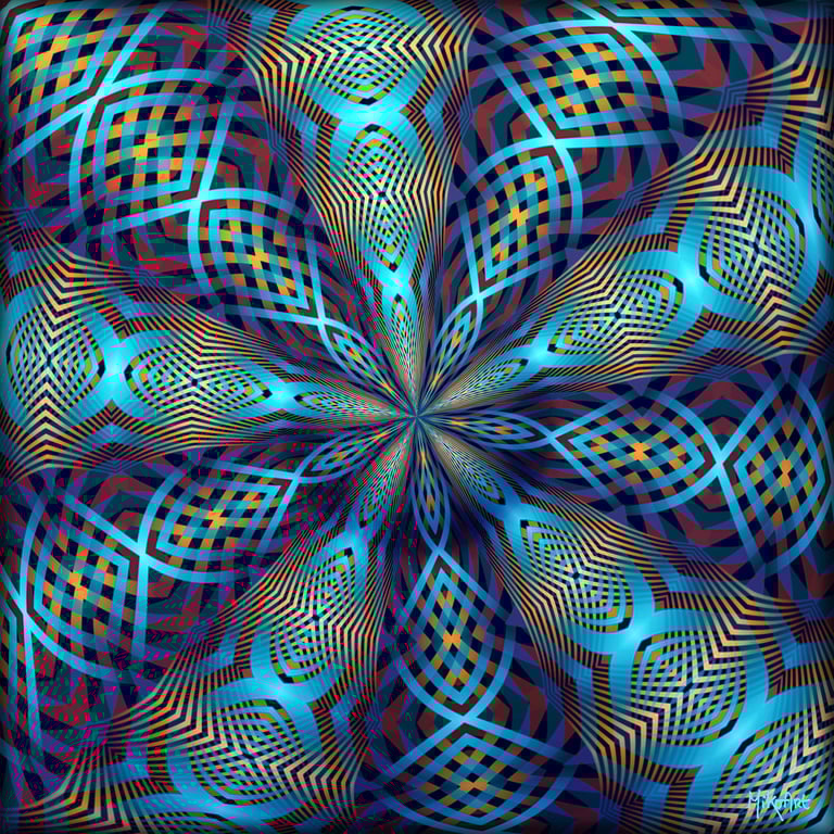 MikoArt-Liquid Gloss®-01/Series-80x80cm-0098 by MikoArt