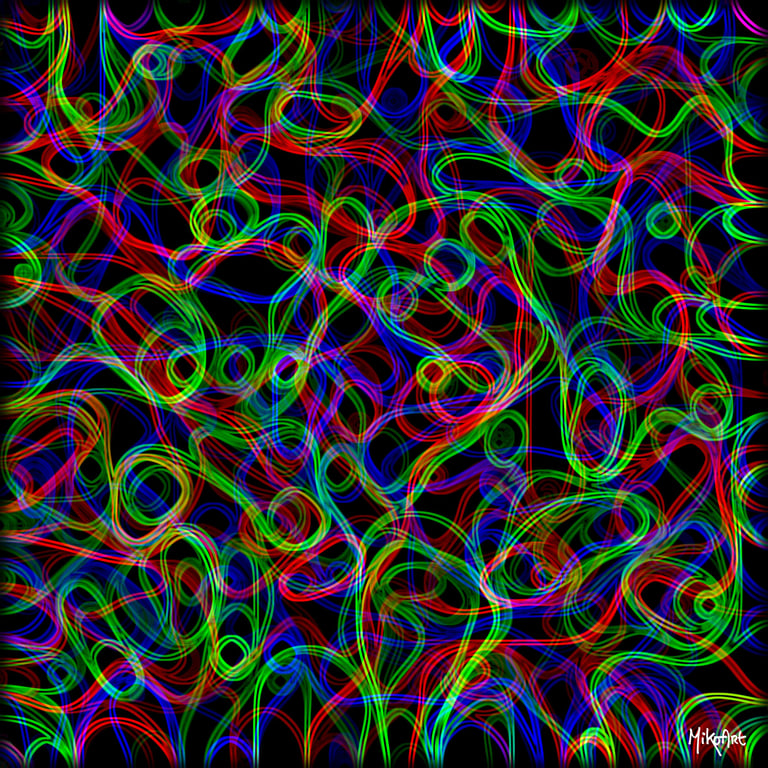 MikoArt-Liquid Gloss®-01/Series-80x80cm-0057 by MikoArt