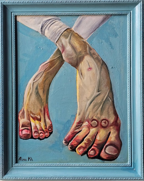 Ballerina's Legs by Alina Khozhan