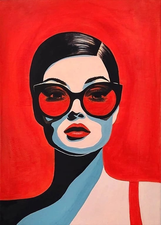 Vermillion Muse by Stephanie Tenidis