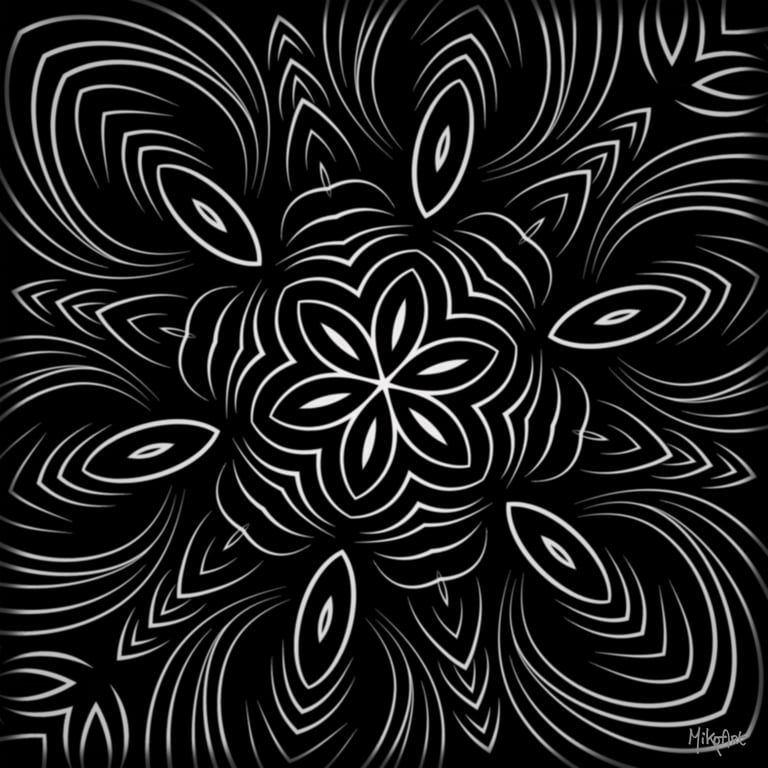 MikoArt-Liquid Gloss®-01/Series-80x80cm-0104 by MikoArt