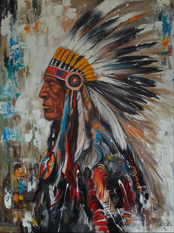 Native American Indian  by Macister Rodríguez 