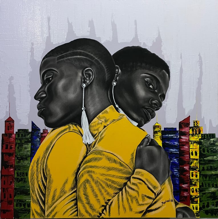 Unspoken connection  by Rapheal Akano