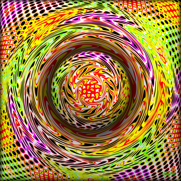 MikoArt-Liquid Gloss®-01/Series-80x80cm-0124 by MikoArt