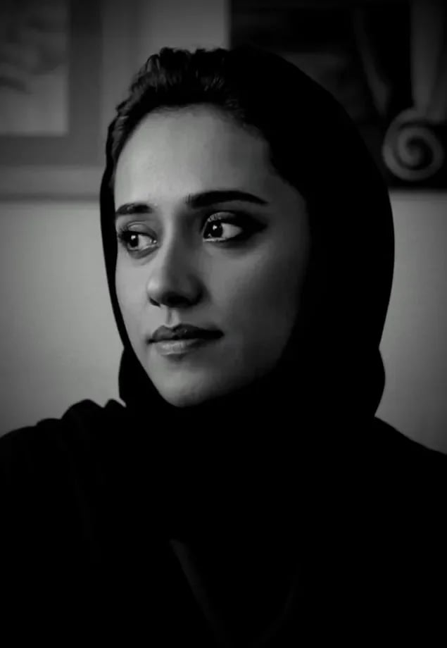 Portrait of Emirati painter Alia Zaal
