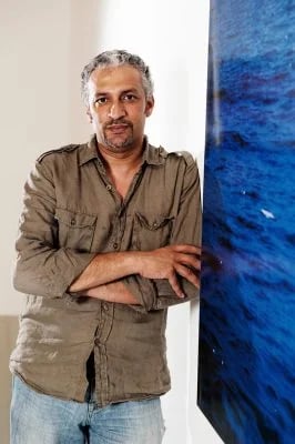 Portrait of multidisciplinary artist Mohammed Kazem