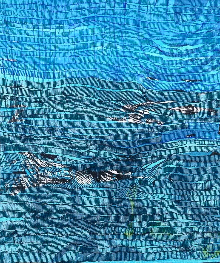 The Scent of Memories, a 2023 painting by Najat Makki