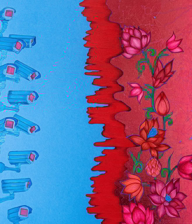 Bloom-veillance by Fatima Khalid