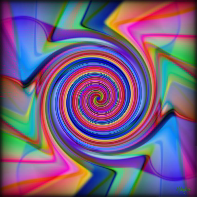 MikoArt-Liquid Gloss®-01/Series-80x80cm-0036 by MikoArt