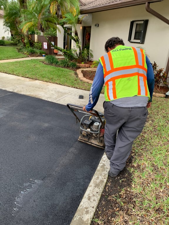 Paving work in Boca Raton