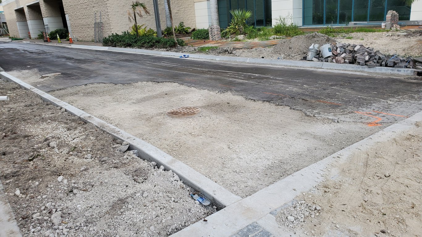 Pedestrian Concrete Sidewalk Services — included service item 1