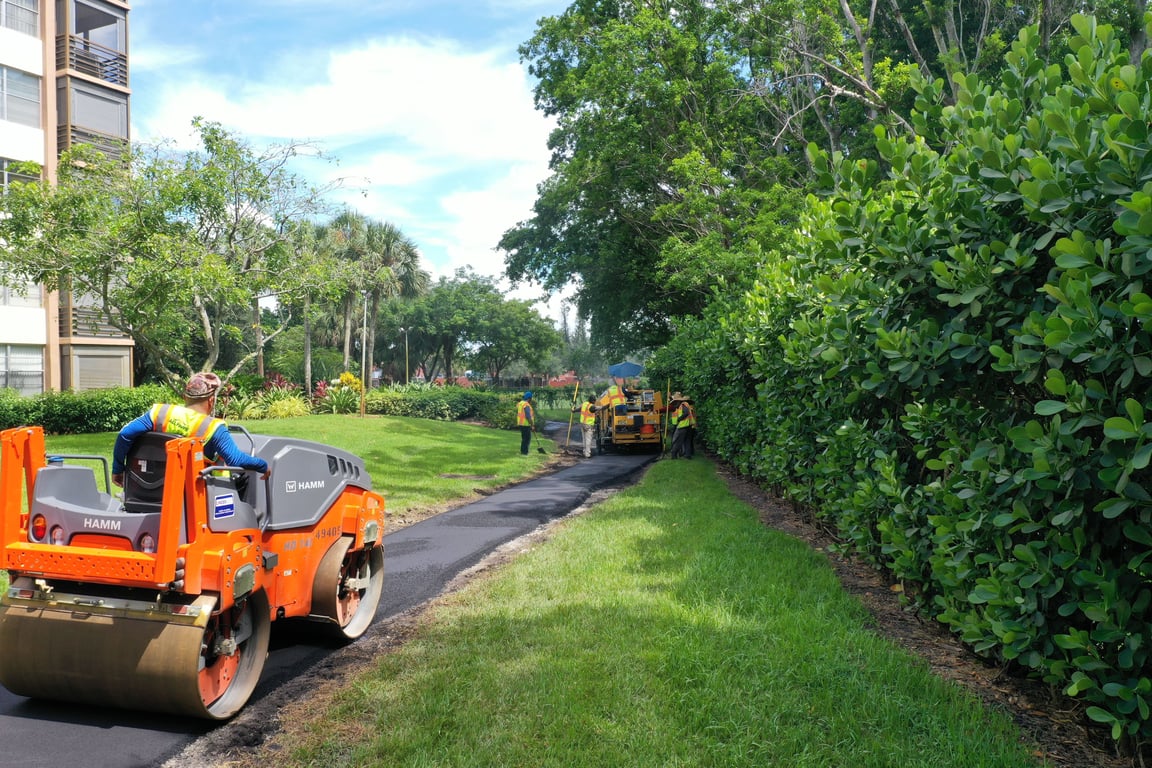 Asphalt Pathway Paving — included service item 2
