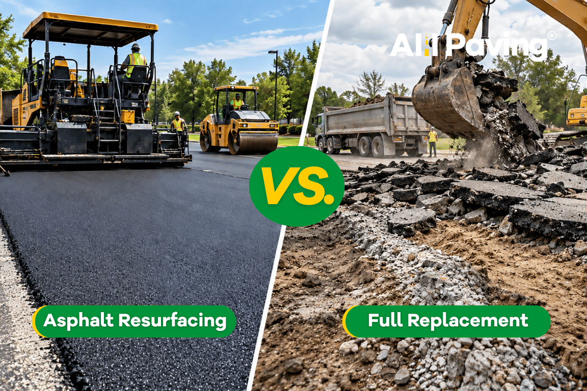 Asphalt Resurfacing vs. Full Replacement: What Florida Property Owners Should Know