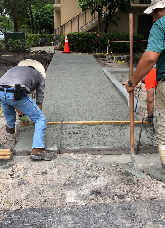 Concrete services background