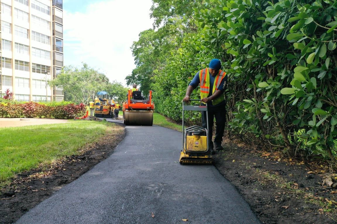 Asphalt Pathway Paving — included service item 1