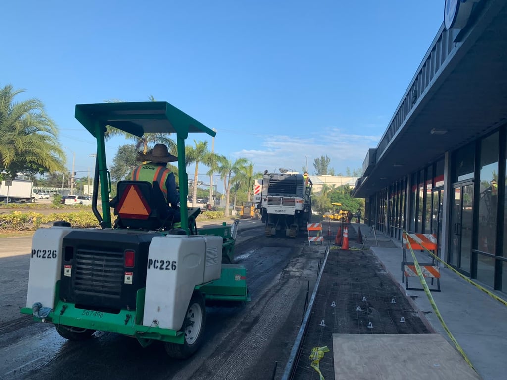 Paving work in Tampa