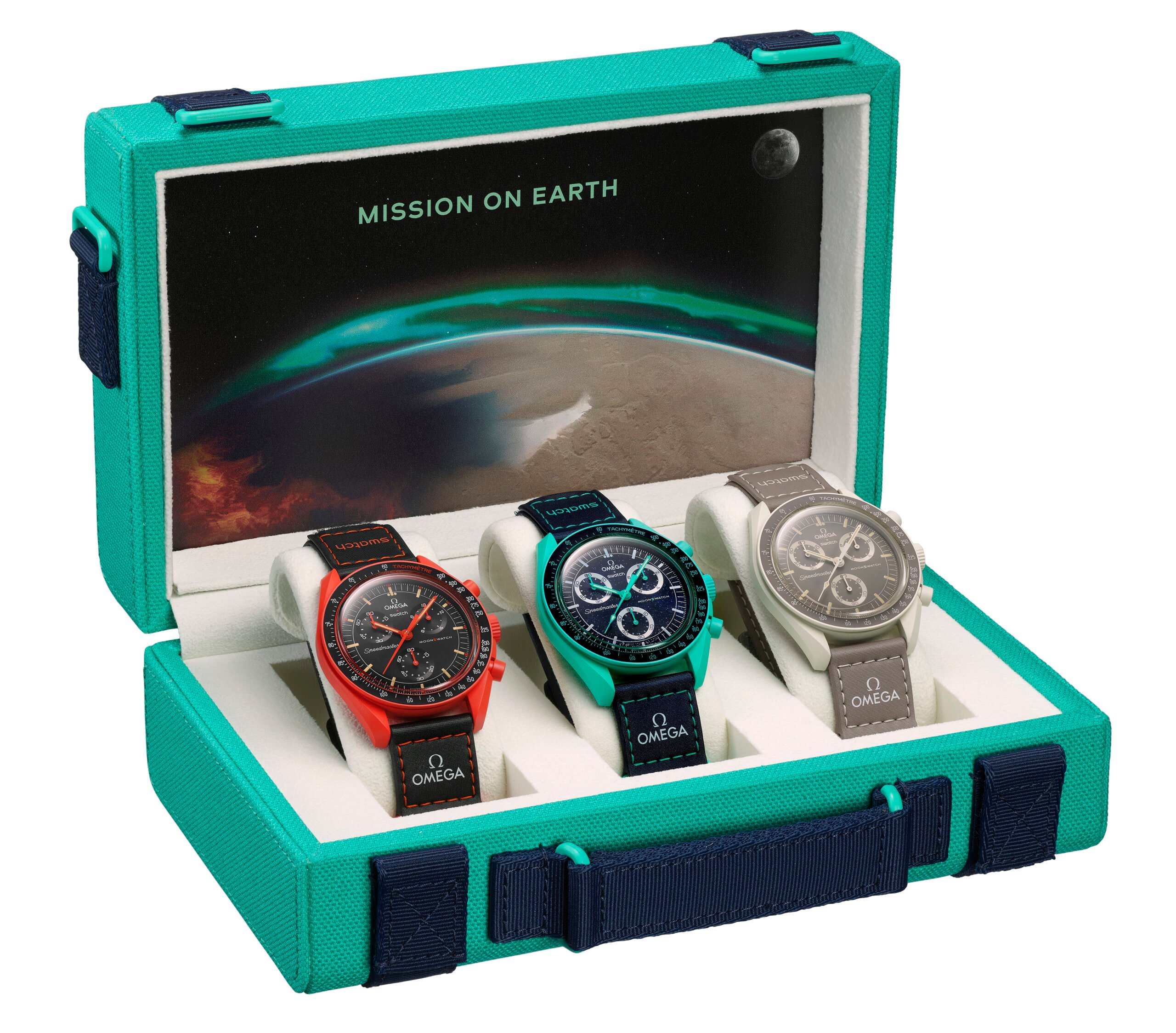 Omega X Swatch Rilis Koleksi Bioceramic Moonswatch Mission On Earth