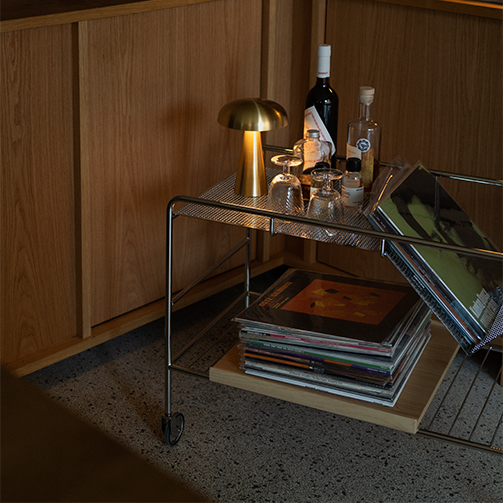 Bar Carts + Cupboards