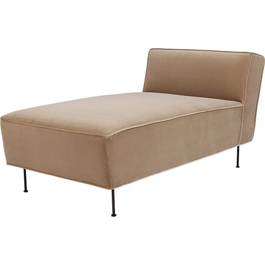 Modern Line Chaise by Gubi