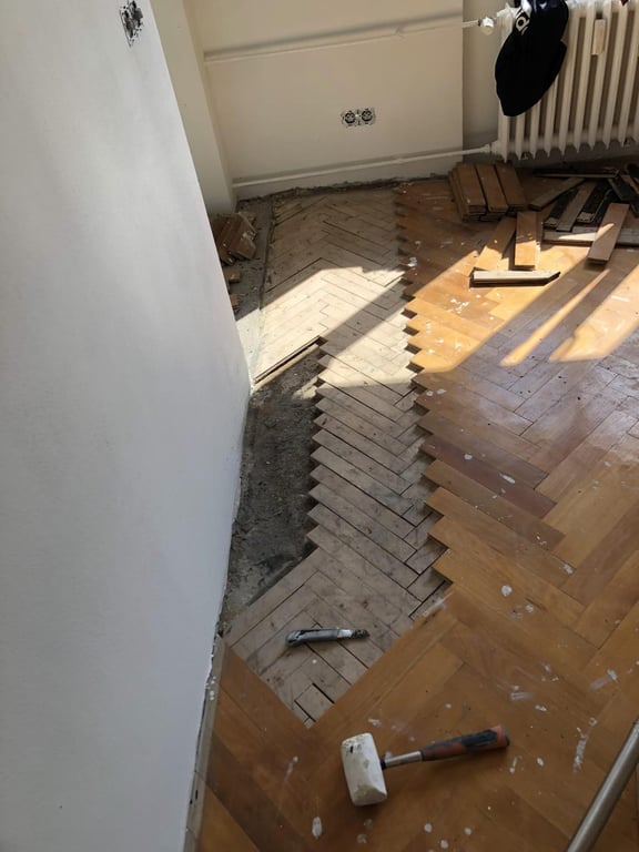 Renovace historických parket