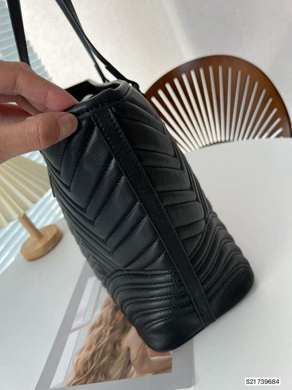 GUCCI MARMONT LARGE TOTE BAG BLACK 29CM HIGH QUALITY