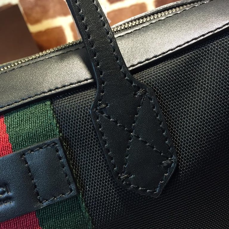 GUCCI MEN SUPREME BAG WEB BRIEFCASE