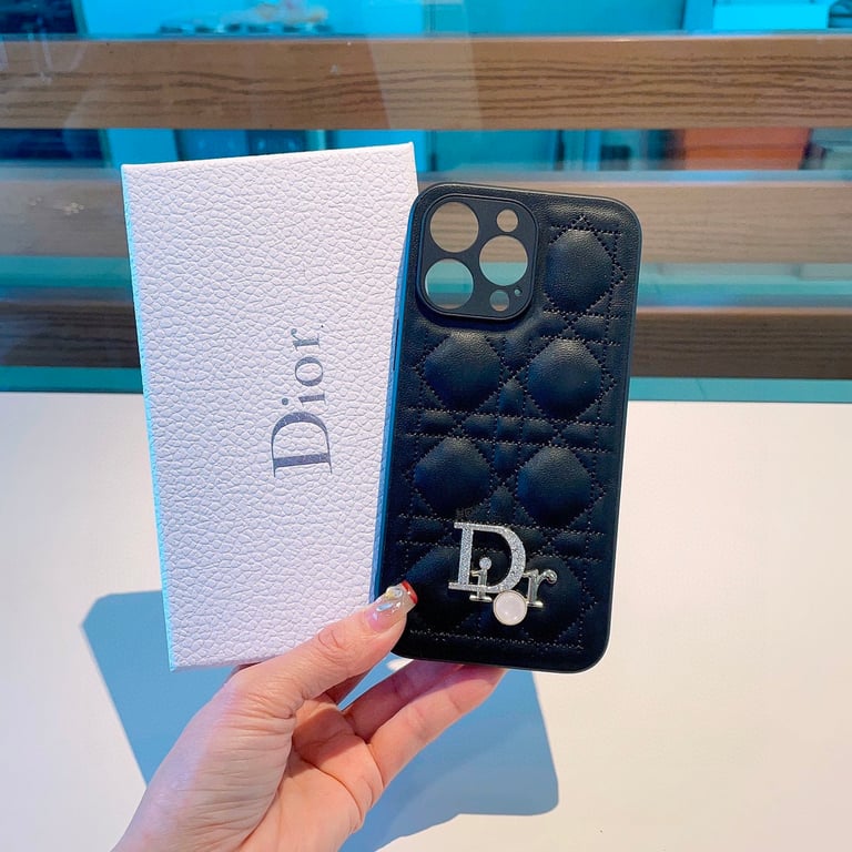 DIOR PRINCESS DIAMOND FLASH BLACK PHONE CASE