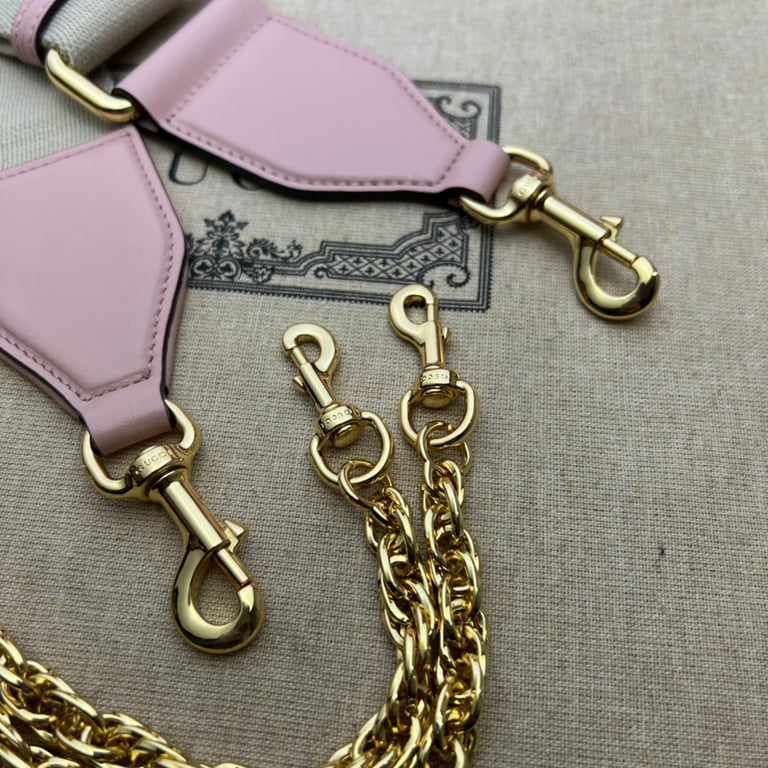 GUCCI MATELASS? SMALL BAG IN PINK LEATHER 702200 UM8HG 8550 HIGH QUALITY